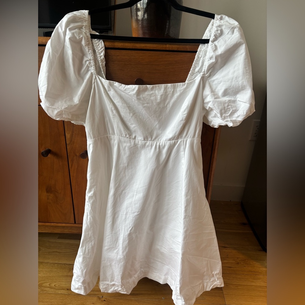 Hill House Matilda White Mini Dress - Picture 3 of 4
